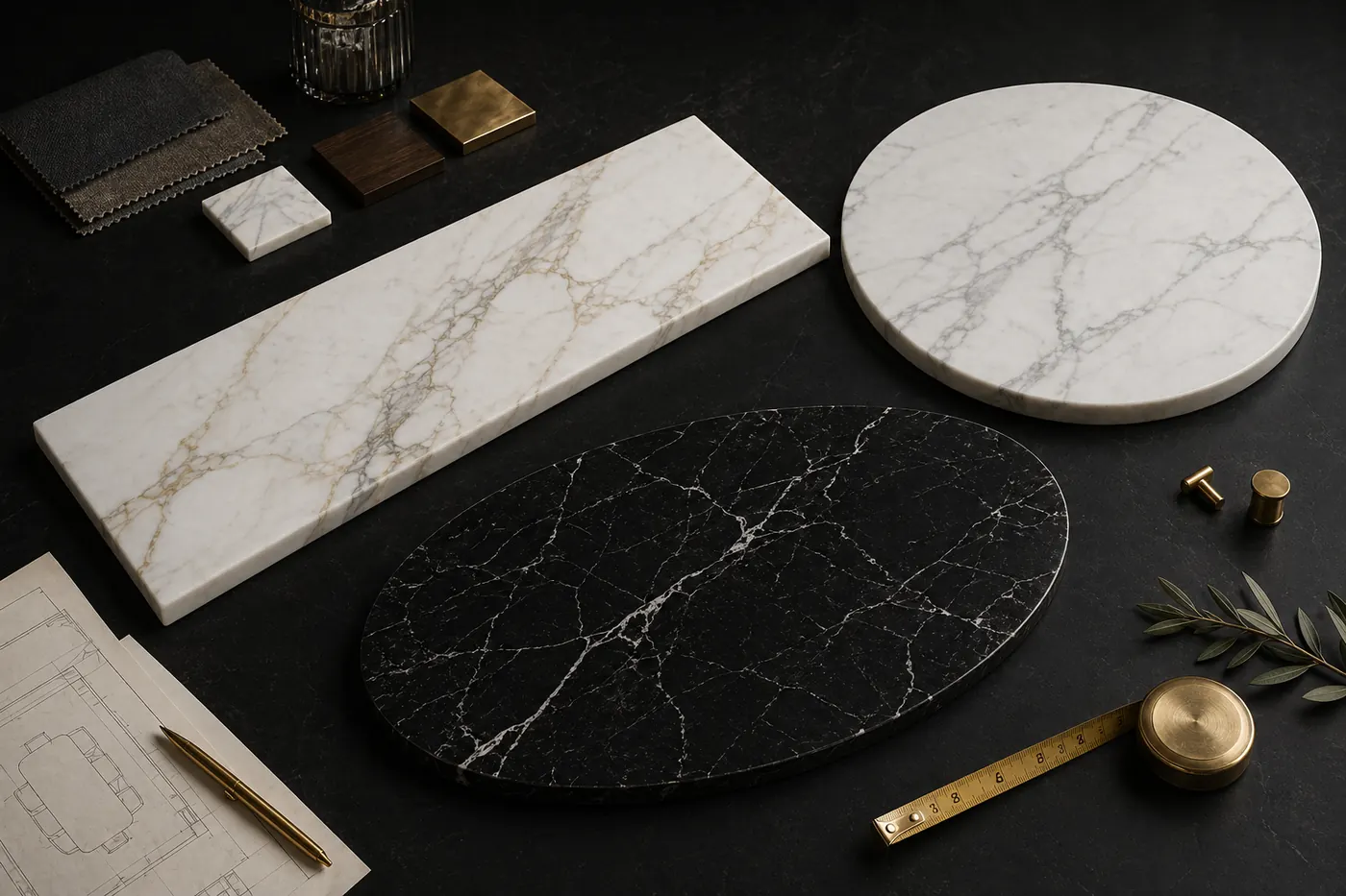Quelle forme choisir pour une table de cuisine en marbre ?